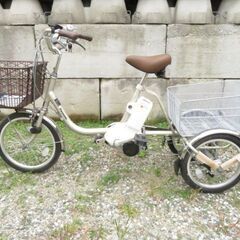 値下げ!!!　超美品　パナソニック　ビビライフ　電動３輪自転車　リチウム16Ahの画像
