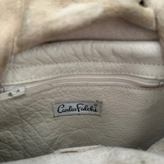 Carlos Falchi  ショルダーバッグ　アイボリーの画像