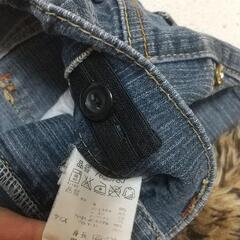 デニムショートパンツ130cmの画像