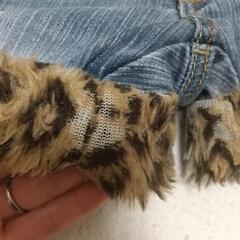 デニムショートパンツ130cmの画像