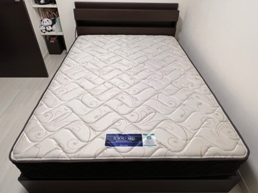 【美品】ダブルベッド　マットレス TOKYO BED (12/11まで掲載予定)