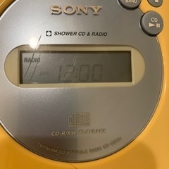 ソニー　水に強いラジオCDプレーヤー　‎ICF-CD73V の画像