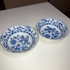 【ブルーオニオン柄のお皿】