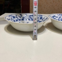 【ブルーオニオン柄のお皿】の画像