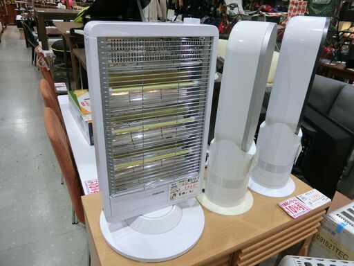 ヤマゼン 2021年製 電気ストーブ KSE-M094 首振り 【モノ市場東海店】151
