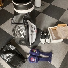 PGA TOUR ゴルフバック キャディ ゴルフシューズ ゴルフセット