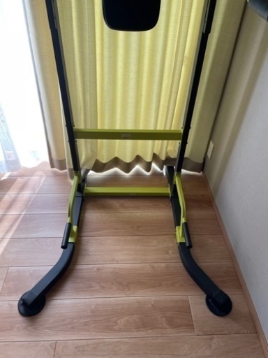 【即日対応可能】懸垂マシン  ぶら下がり健康器　組み立て済みプラップバーM2 HG-P1001N2 （ライムグリーン） チンニングスタ