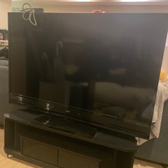 液晶テレビ+テレビ台の画像