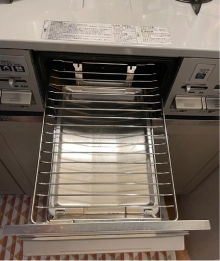 ノーリツ NORITZ ガスコンロ ピッタリフィット ライトグレー  NLW2261TQ2SGL 都市ガス12A・13A用