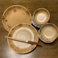 【値下げしました！】たち吉天ぷら揃(箸付)【未使用】、お売りします。