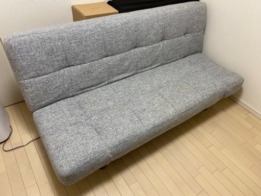 【取引決定】ソファベッド 2ウェイタイプ 3人掛け