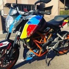 KTM 390 DUKE Redbull仕様 パワーパーツ多数