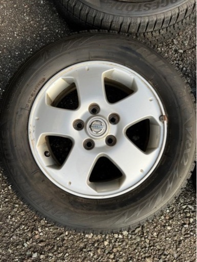☆日産セレナ純正ホイール15インチ タイヤ:ブリヂストンVRX2 195/65/R15 2018年製　4本