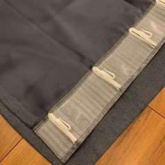 無印良品 ノンプリーツカーテン 100×200cm×2の画像
