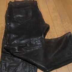 🇮🇹Pal Zileri【革パン】高級イタリア製の画像