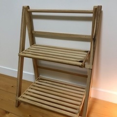 《譲ります》飾り棚　ウッド