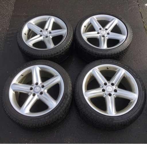 値下げ！ベンツ純正 SLクラス 18インチ AW タイヤ付 4本セット