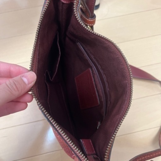 COACH ハンドバッグ ショルダーバッグ ワインレッド