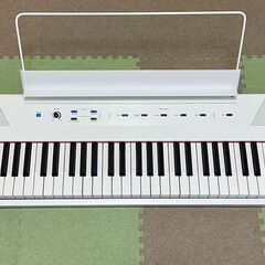 電子ピアノ 88鍵盤 ホワイト 電池駆動 スピーカー内蔵