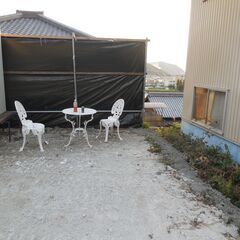 ★貸倉庫★休憩スペース有BBQも出来る 6畳7500円レンタル倉庫防犯カメラ２台設置　姫路市豊富 　約６畳広い　内装業　建築業　バイク保管　ジェットスキー保管など 姫路市豊富  − 兵庫県