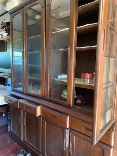 食器棚　使用感あり　掃除簡単にします　運送＋5000円