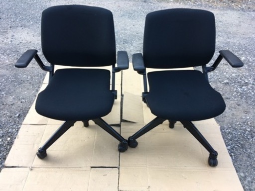 ♪内田洋行 MX-50 JOIFA307 4脚 事務椅子 スタッキング ビジネスチェア