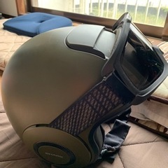 バイク用ジェットヘルメット ゴーグル付き