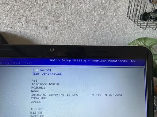 SSD換装済み！！赤い筐体DELL/Inspiron 5010  Win10Home-Core i5-460M 2.53GHz-メモリ