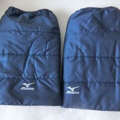 0円：ミズノ レッグウォーマー メンズ 紺 MIZUNO