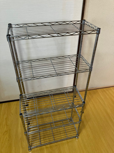 スチールラック　大小2点