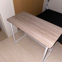 山善折りたたみPCデスク