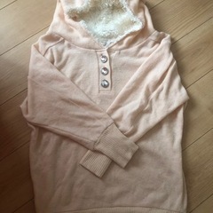 INGNI   ピンク　ふわふわ　パーカー　M