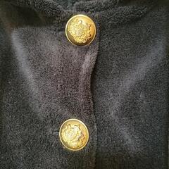 ふわふわブルゾン⭐ブラック✕ゴールドの画像