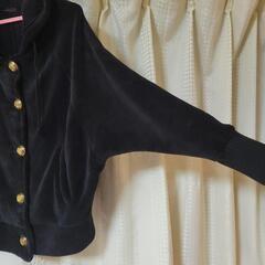 ふわふわブルゾン⭐ブラック✕ゴールドの画像