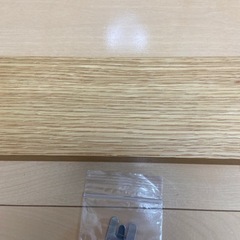 無印良品　MUJI  壁に付けられる家具　長押　オーク材の画像