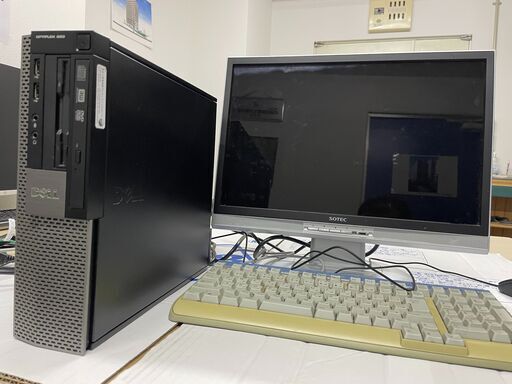 液晶セット パソコン  DELL optiplex メモリ６G Windows10 中古