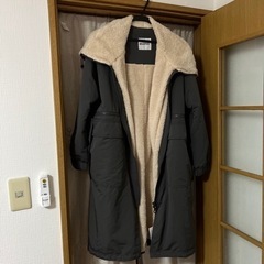 ミルクフェド中ボアコート「決まりました」