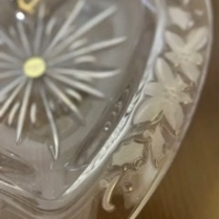 クリスマスプレート　ガラス　SOGAの画像