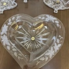 クリスマスプレート　ガラス　SOGAの画像