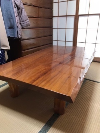 天然一枚板　座卓　150センチ