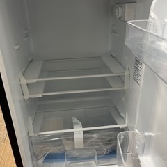 【未使用】2022年製　直冷式　ハイセンスノンフロン2ドア冷蔵庫120L/ブラック/配送設置可能の画像