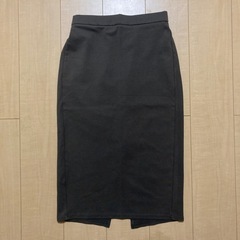 ジーユー gu カットソータイトスカート カーキ オリーブ M S