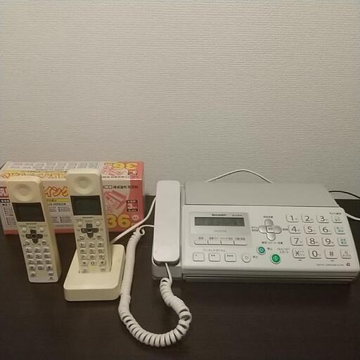 パナソニック電話機 ファクシミリ 子機とインク付き
