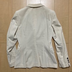汚れあり 定価3.5万 トゥモローランド デプレ コーデュロイ テーラードジャケット ライトベージュ S ユニクロの画像