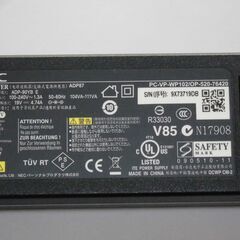 NEC ノートパソコン　ACアダプター　①