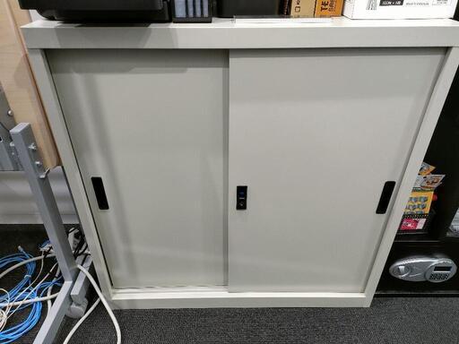 スチール書庫　オフィス用　鍵なし　２段　事務用品