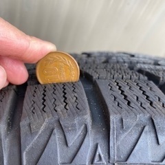 スタッドレスタイヤ　冬タイヤホイール付き　14インチ　4本セット　175/65R14の画像