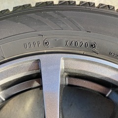 スタッドレスタイヤ　冬タイヤホイール付き　14インチ　4本セット　175/65R14の画像