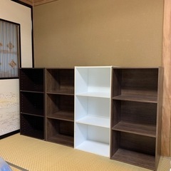 【残2！】早い者勝ち　複数個引き取りで値引きしまします！カラーボックス各種の画像