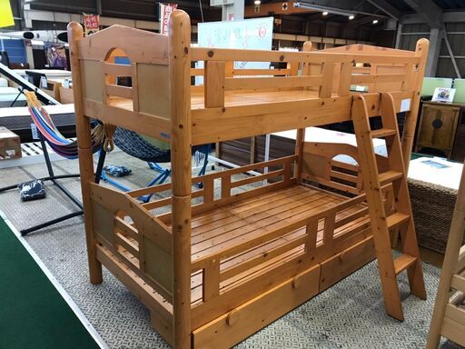 【愛品館八千代店】Granz　2段ベッド　パイン材